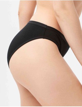 Трусы женские хлопок Milavitsa 265430 черный, Цвет: черный, Размеры: M, изображение 3