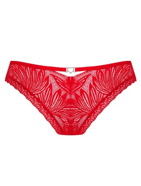 Кружевные трусики Obsessive CHILISA PANTIES, Цвет: красный, Размеры: XL/2XL, изображение 6