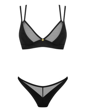 Комплект нижнего белья Obsessive NESARI SET, Цвет: черный, Размеры: XL/2XL, изображение 3