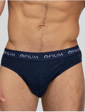 Мужские трусы слипы Opium R-14T темно-синий, Цвет: темно-синий, Размеры: M