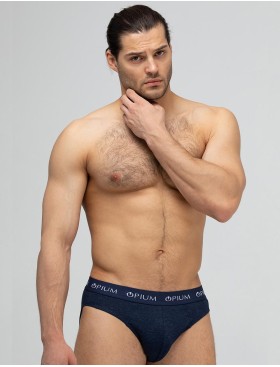 Мужские трусы слипы Opium R-14T темно-синий, Цвет: темно-синий, Размеры: M, изображение 2