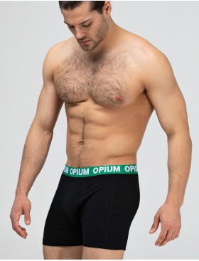 Мужские трусы боксеры Opium R-152 черный, Цвет: черный, Размеры: M, изображение 2