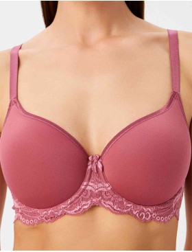 Бюстгальтер спейсер VOVA LAURA V32523 розовый рубин, Цвет: розовый рубин, Размеры: 90C