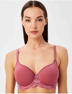 Бюстгальтер спейсер VOVA LAURA V32523 розовый рубин, Цвет: розовый рубин, Размеры: 90C, изображение 5