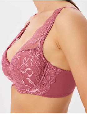 Бюстгальтер балконет тюльпан VOVA LAURA V32526 розовый рубин, Цвет: розовый рубин, Размеры: 85G, изображение 3