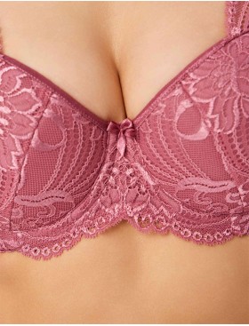 Бюстгальтер балконет тюльпан VOVA LAURA V32526 розовый рубин, Цвет: розовый рубин, Размеры: 85G, изображение 4