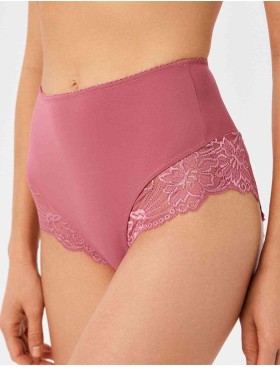 Высокие трусы VOVA LAURA V32541 розовый рубин, Цвет: розовый рубин, Размеры: M, изображение 3