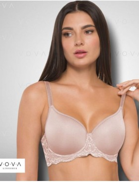 Бюстгальтер спейсер VOVA LAURA V32523 серебристый пион, Цвет: серебристый пион, Размеры: 85F, изображение 3