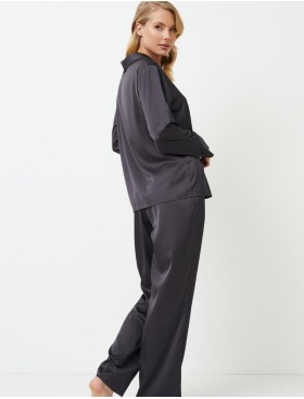 Женская пижама с брюками Aruelle AGATHA, Цвет: графит, Размеры: S, изображение 3