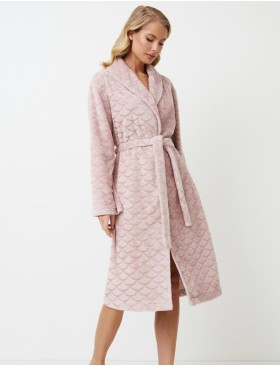 Теплый халат Aruelle ALISON, Цвет: пыльная роза, Размеры: L, изображение 2
