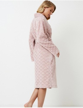 Теплый халат Aruelle ALISON, Цвет: пыльная роза, Размеры: L, изображение 3