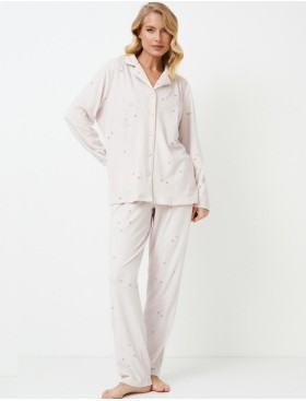 Женская пижама Aruelle ARIYA, Цвет: лиловый жемчуг, Размеры: M, изображение 2