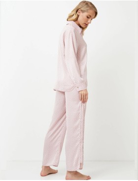 Пижама женская с брюками Aruelle AURELIA, Цвет: светло-розовый, Размеры: S, изображение 3