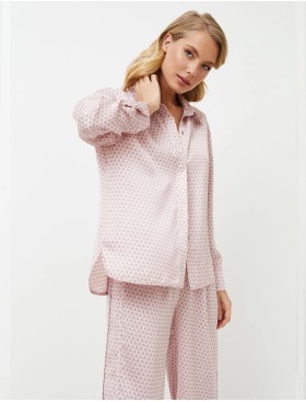 Пижама женская с брюками Aruelle AURELIA, Цвет: светло-розовый, Размеры: S, изображение 4