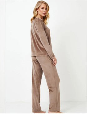 Теплый домашний комплект Aruelle CHIARRA SET, Цвет: кофейный, Размеры: M, изображение 3