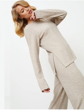 Домашний костюм Aruelle DAVINA SET, Цвет: бежево-серый, Размеры: M, изображение 4