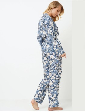 Пижама из вискозы Aruelle FRANCINE, Цвет: серо-голубой, Размеры: S, изображение 3