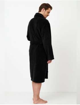 Теплый мужской халат Aruelle GERALD BLACK, Цвет: черный, Размеры: M, изображение 3