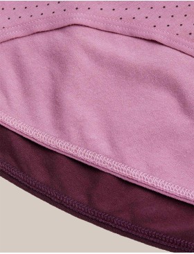 Набор хлопковых трусов 2 шт Esotiq MIA-MIA 42268 бордовый + розовый, Цвет: бордовый+розовый, Размеры: S, изображение 2