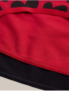 Набор хлопковых трусов 2 шт Esotiq MIA-MIA 42268 черный + красный, Цвет: черный+красный, Размеры: S, изображение 2