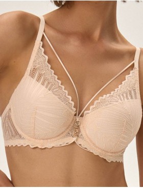 Бюстгальтер с пуш-ап вкладышами Esotiq ONIKA 41727 пудровый, Цвет: пудровый, Размеры: 70B