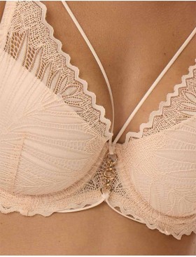 Бюстгальтер с пуш-ап вкладышами Esotiq ONIKA 41727 пудровый, Цвет: пудровый, Размеры: 70B, изображение 3