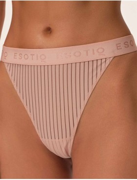 Трусики стринги Esotiq OSOM 41894 бежевая полоска, Цвет: бежевый, Размеры: XL, изображение 3