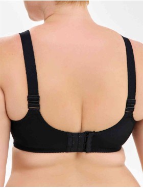 Мягкий хлопковый бюстгальтер без косточек Milavitsa 108180 / 118180 черный, Цвет: черный, Размеры: 80D, изображение 2