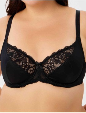 Бюстгальтер мягкий Milavitsa 122911 черный, Цвет: черный, Размеры: 80C