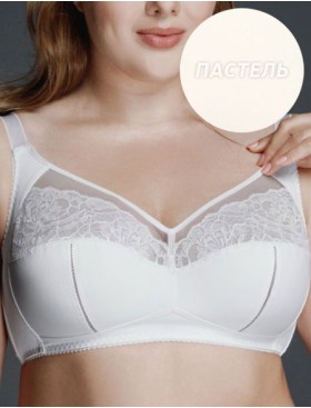 Бюстгальтер мягкий без косточек Milavitsa 122920 пастель, Цвет: пастель, Размеры: 80F