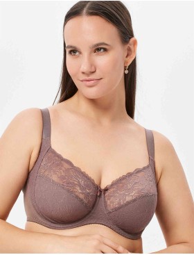 Бюстгальтер мягкий с подкроем Milavitsa 124960 лесной орех, Цвет: лесной орех, Размеры: 75F, изображение 5