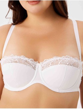 Бюстгальтер балконет Milavitsa 127510 белый, Цвет: белый, Размеры: 90E