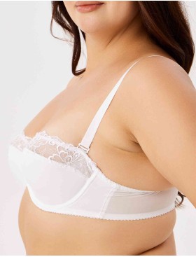 Бюстгальтер балконет Milavitsa 127510 белый, Цвет: белый, Размеры: 90E, изображение 3