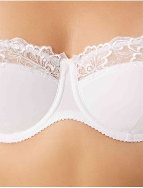 Бюстгальтер балконет Milavitsa 127510 белый, Цвет: белый, Размеры: 90E, изображение 4