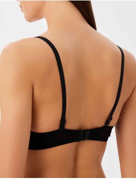 Бюстгальтер балконет Milavitsa 127510 черный, Цвет: черный, Размеры: 80C, изображение 2