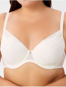 Бюстгальтер с формованной чашкой Milavitsa 127650 приглушенно-белый, Цвет: приглушенно-белый, Размеры: 75E