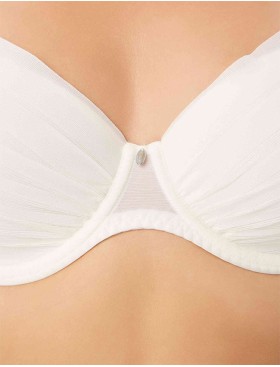 Бюстгальтер с формованной чашкой Milavitsa 127650 приглушенно-белый, Цвет: приглушенно-белый, Размеры: 75E, изображение 4