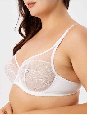 Бюстгальтер с мягкой чашкой Milavitsa 129010 белый, Цвет: белый, Размеры: 75F, изображение 3