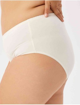 Трусы макси Milavitsa 238070 приглушенный-белый, Цвет: приглушенно-белый, Размеры: 5XL, изображение 3