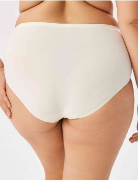 Трусы макси Milavitsa 238070 приглушенный-белый, Цвет: приглушенно-белый, Размеры: 5XL, изображение 2