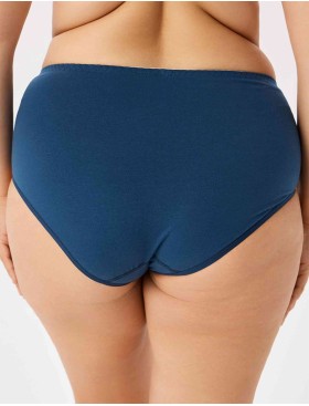 Трусы макси Milavitsa 238070 синий топаз/нюд, Цвет: синий топаз/нюд, Размеры: 7XL, изображение 2