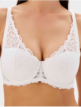 Бюстгальтер со съемным пуш-ап Nikol Djumon 185 10 белый, Цвет: белый, Размеры: 80C