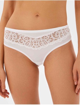 Трусики бразилиана Nikol Djumon 185 26 белый, Цвет: белый, Размеры: S