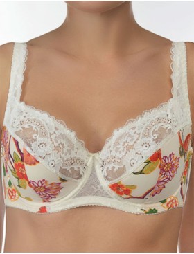 Бюстгальтер полумягкий Valmira 1109-1109/B летний сад, Цвет: летний сад, Размеры: 90C