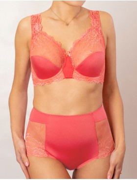 Трусы высокие Valmira 2916/M коралл, Цвет: коралл, Размеры: M, изображение 4