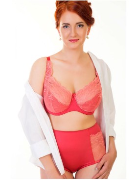 Трусы высокие Valmira 2916/M коралл, Цвет: коралл, Размеры: M, изображение 3