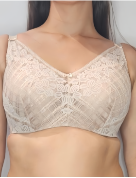 Мягкий кружевной бюстгальтер Akcent A-221 M телесный, Цвет: телесный, Размеры: 70L