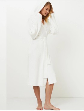Белый пушистый халат Aruelle KEYLA, Цвет: белый, Размеры: S, изображение 2