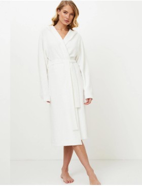 Белый пушистый халат Aruelle KEYLA, Цвет: белый, Размеры: S, изображение 4