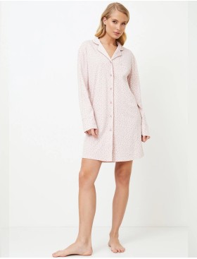 Ночная рубашка Aruelle LARA, Цвет: пудровый, Размеры: XS, изображение 3